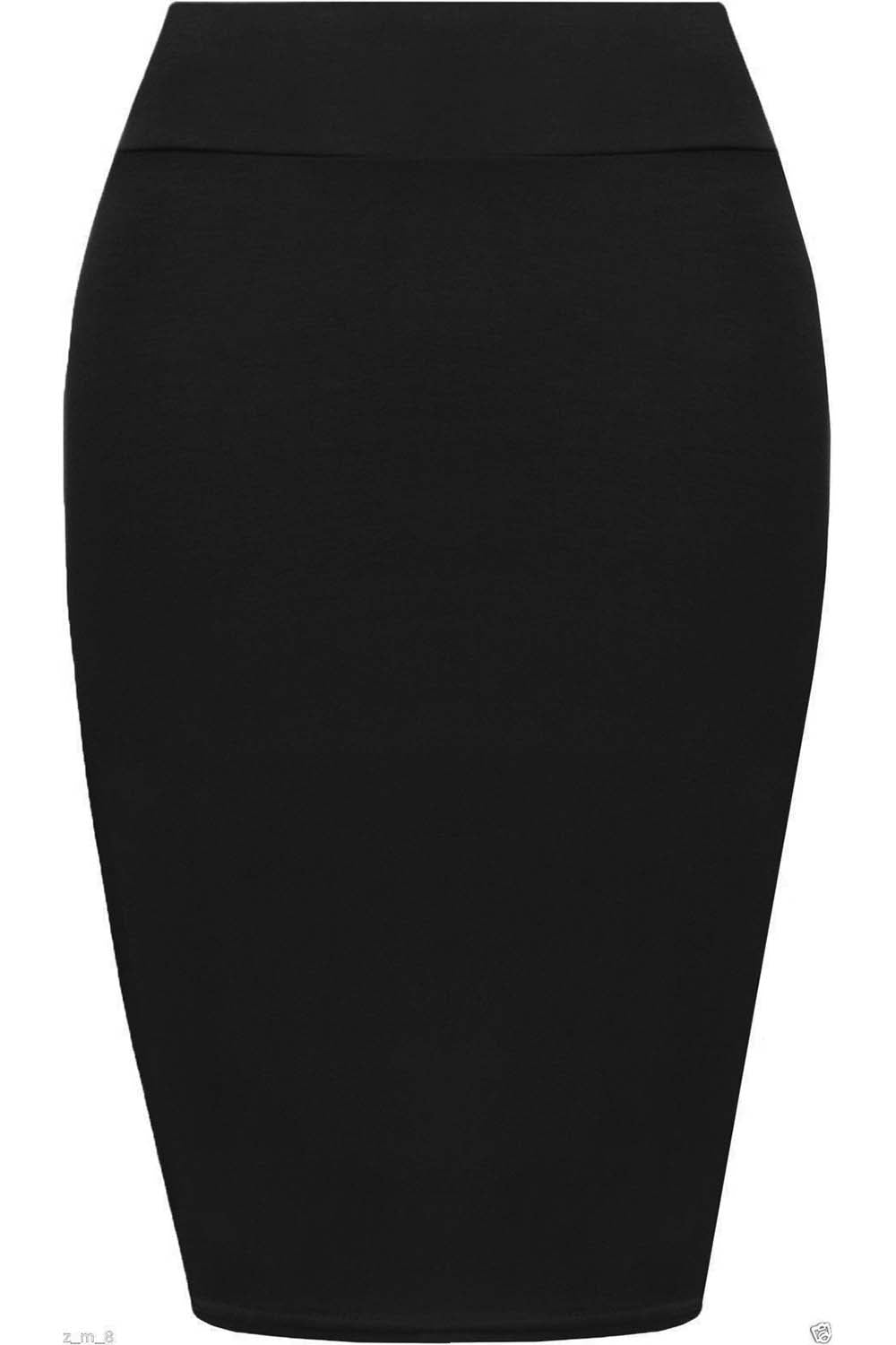 Hailsee High Waist Midi Pencil Skirt