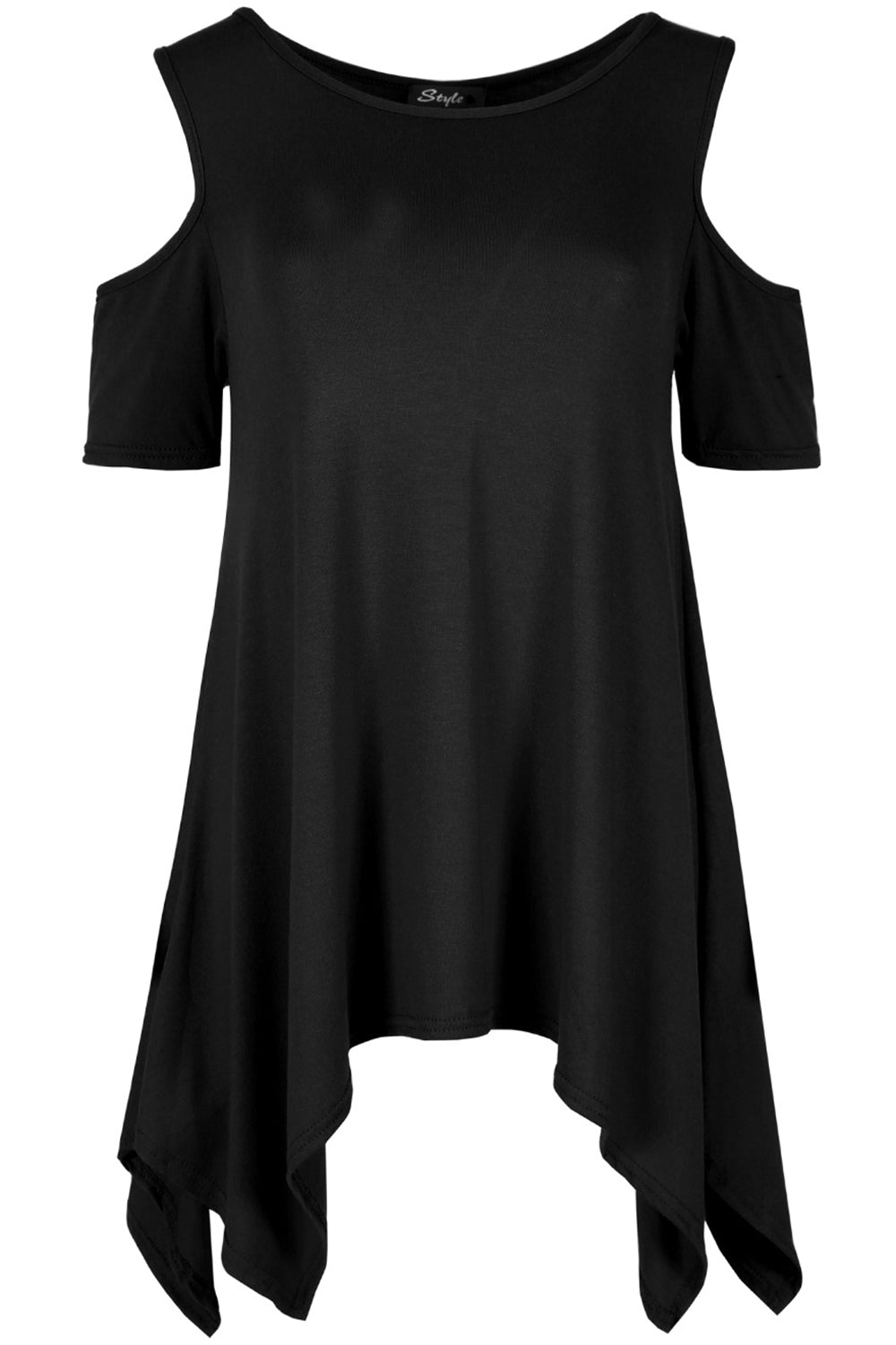 Robyn Hanky Hem Baggy Cap Sleeve Top