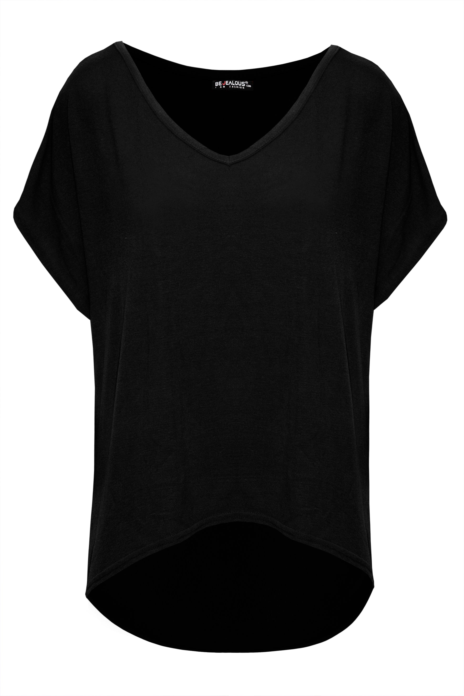 Aria HiLo Baggy V Neck Casual T Shirt