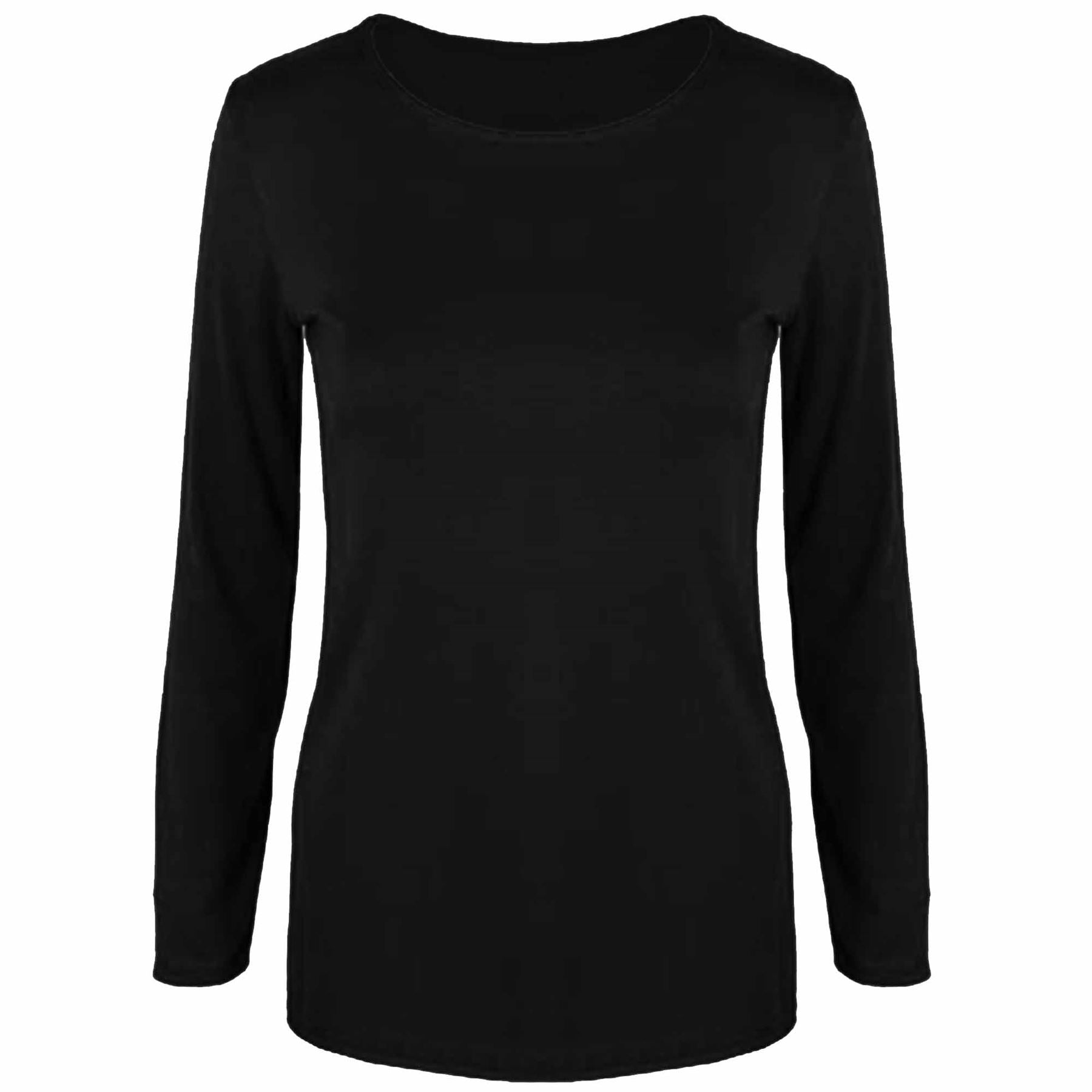 Olivia Plain Casual Long Sleeve T Shirt