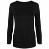 Olivia Plain Casual Long Sleeve T Shirt