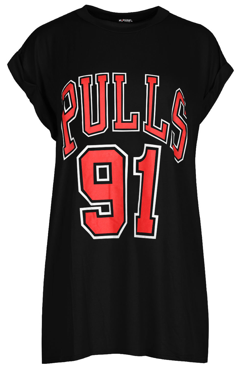 Mia PULLS 91 Printed Baggy Basic T Shirt