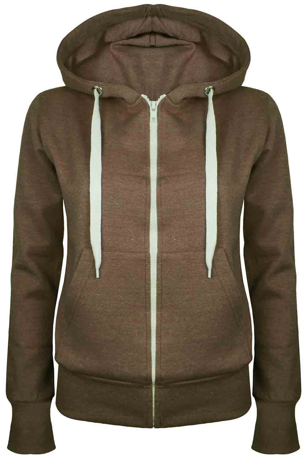 Zara Fleece Line Zip Up Hoodie