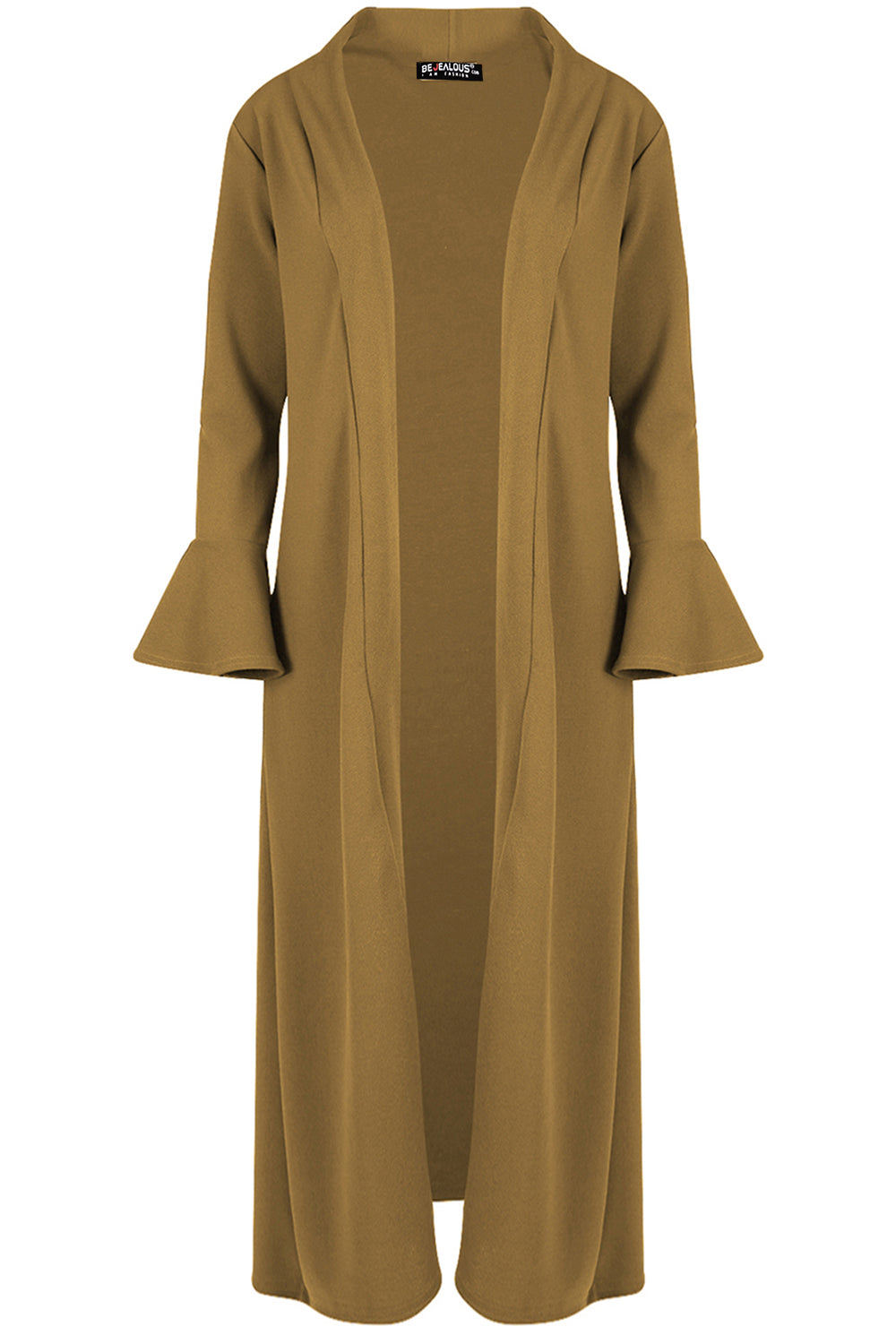 Amber Frill Trim Long Sleeve Maxi Jacket