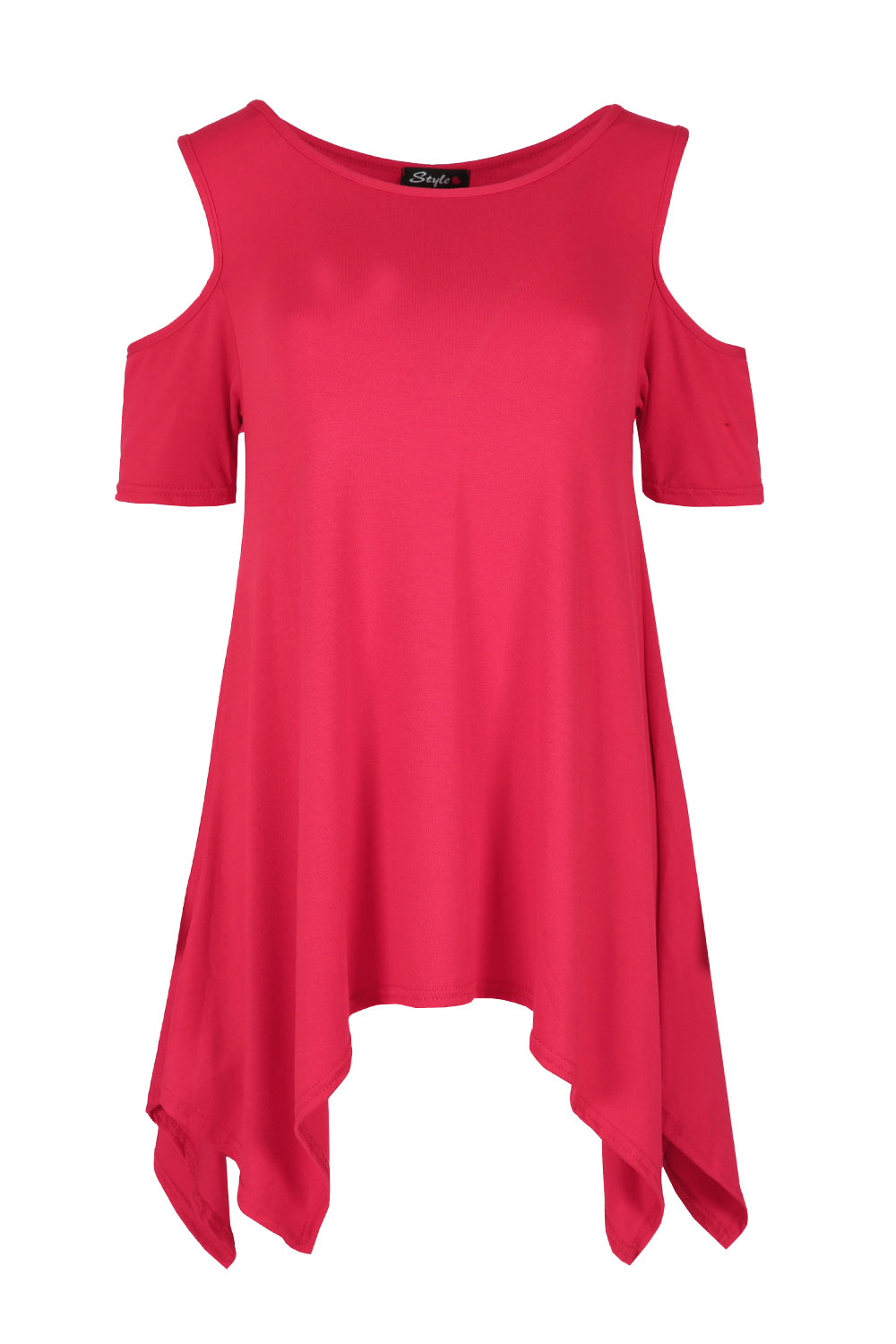 Robyn Hanky Hem Baggy Cap Sleeve Top