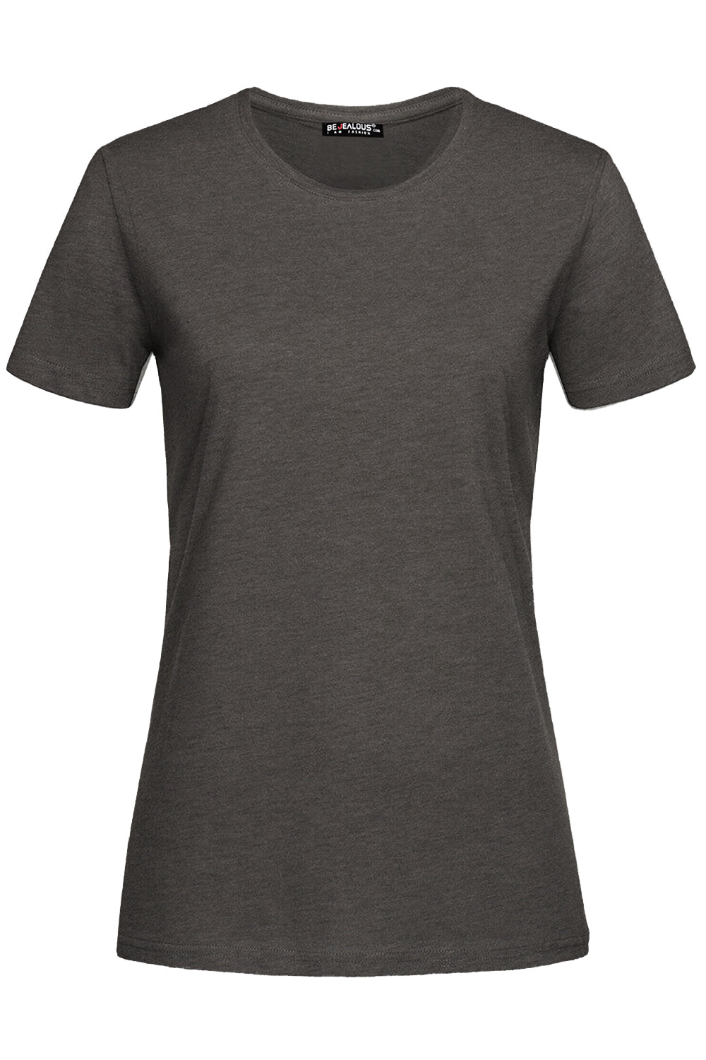 Mia Plain Casual Basic Sports TShirt