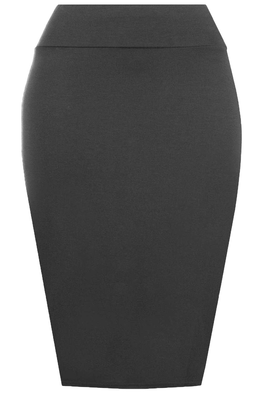 Hailsee High Waist Midi Pencil Skirt