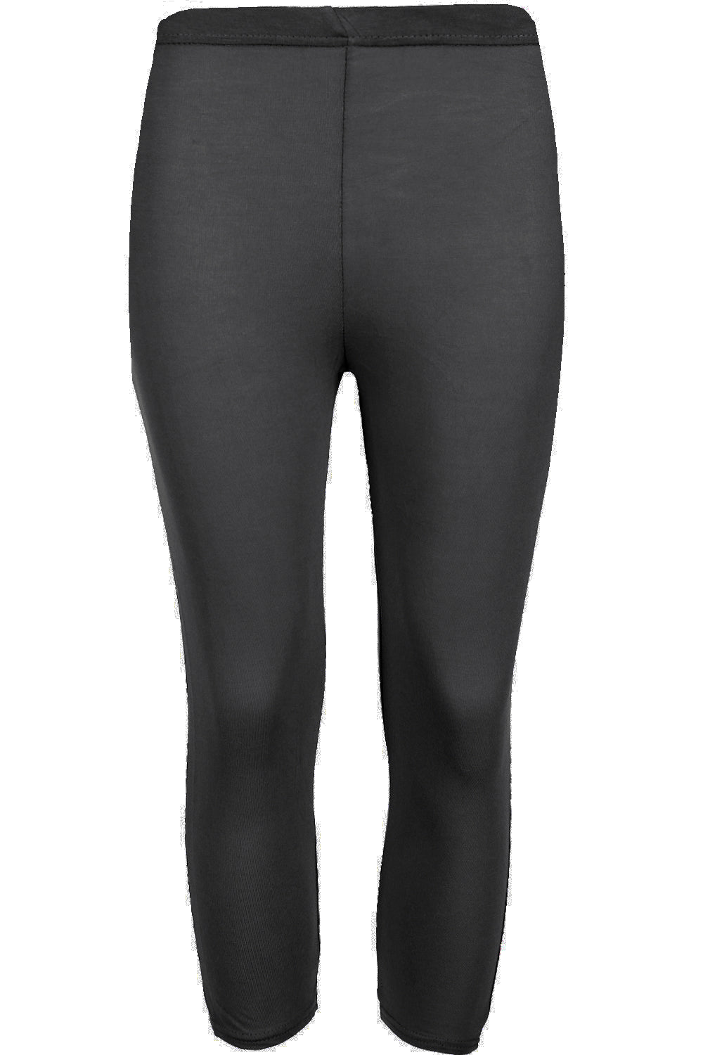 Mia 3/4 Length Plain Jersey Workout Leggings