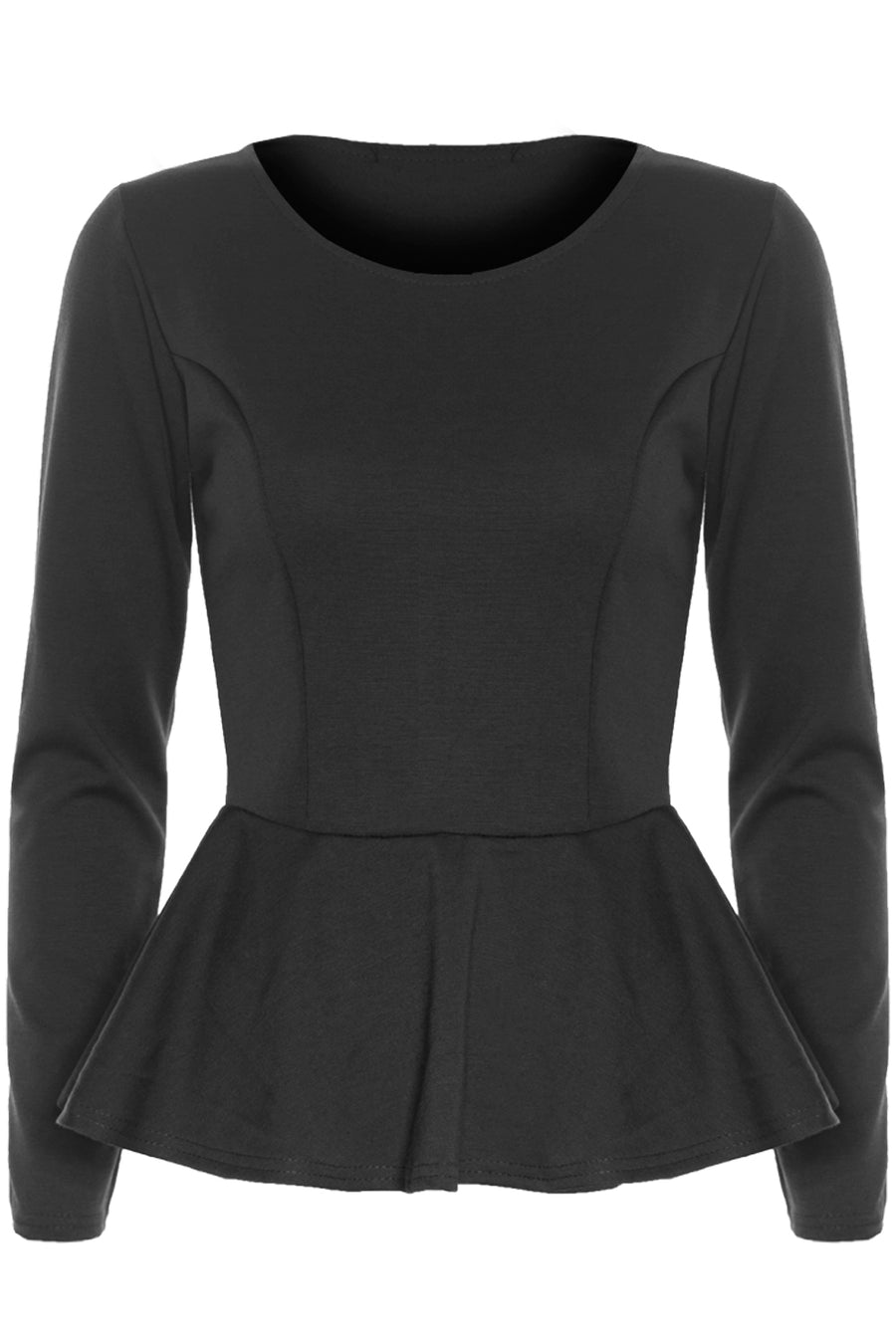 Aria Frill Long Sleeve Mini Dress Top