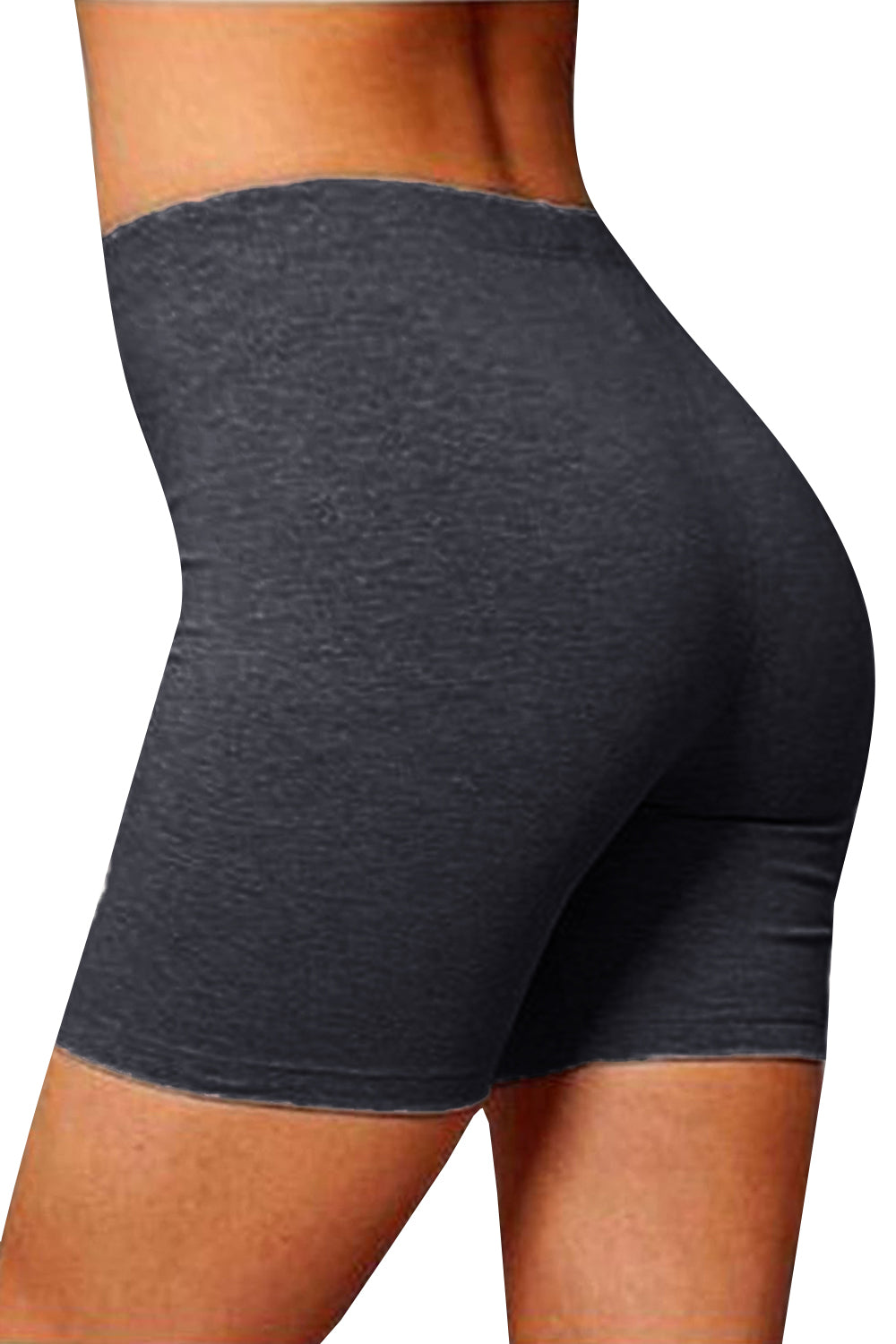 Lianne High Waist Basic Jersey Cycling Shorts