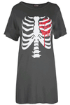 Mia Halloween Bleeding Heart T-Shirt Dress