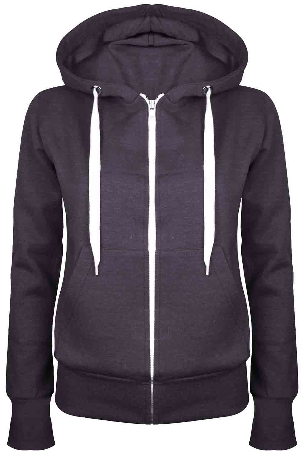 Zara Fleece Line Zip Up Hoodie