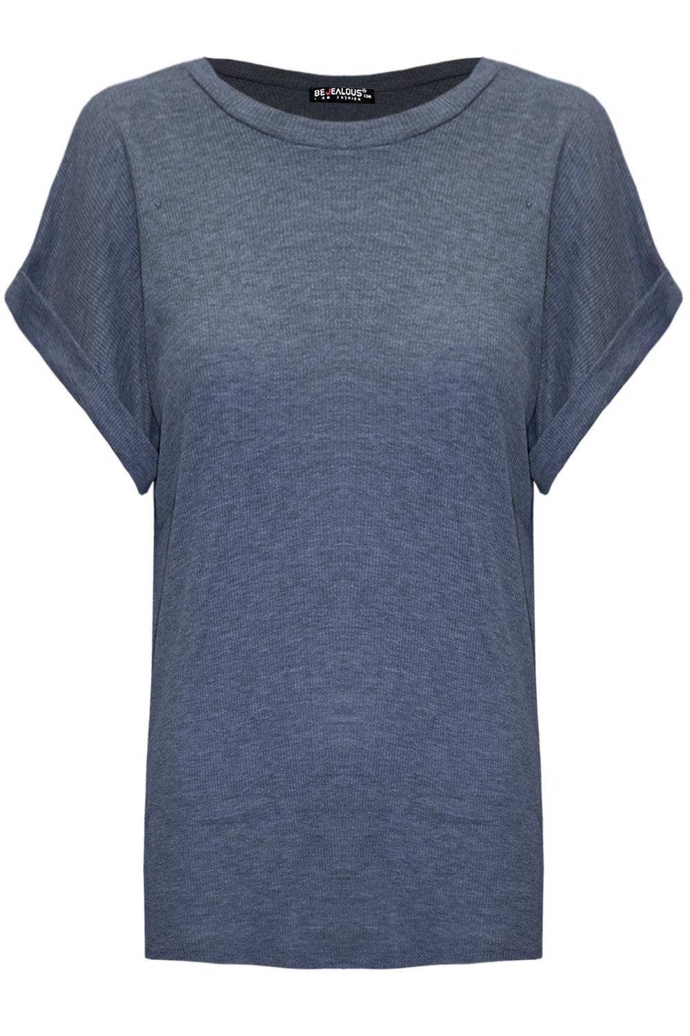 Lucy Plain Baggy Casual Basic T Shirt Top