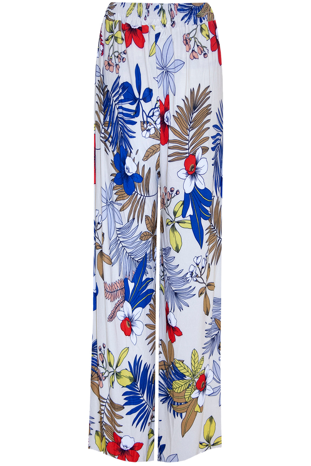 Emily Floral Print Wide Leg Palazzo Pants