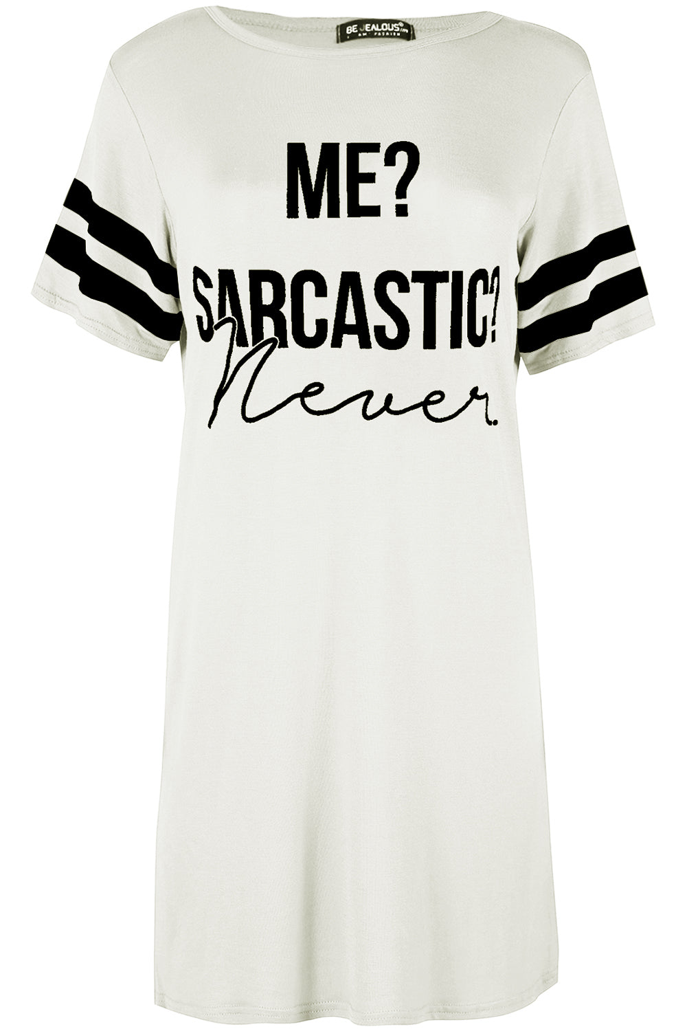 Monochrome Me Sarcastic Never Nightie
