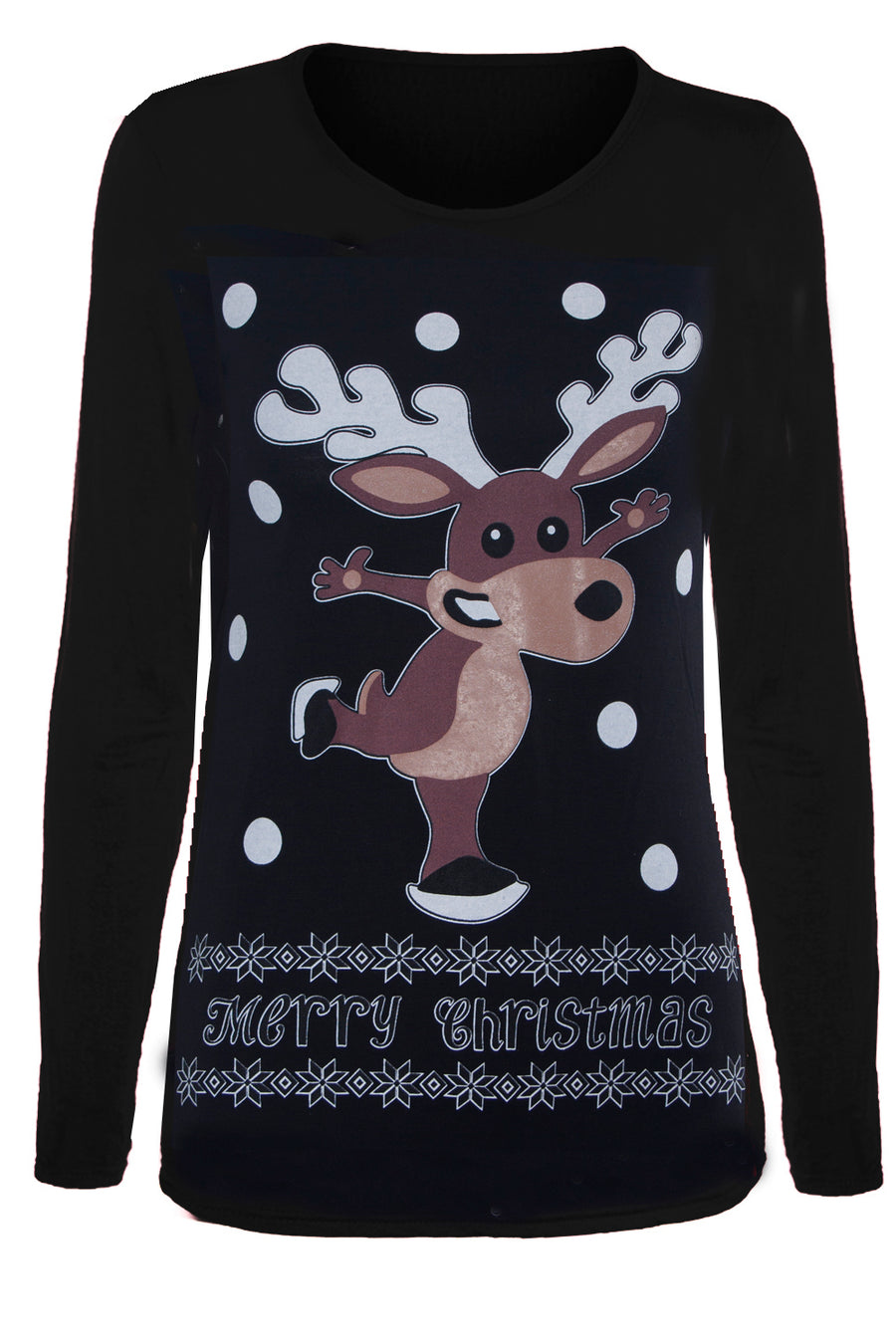 Scarlett Long Sleeve Christmas Print Tshirt