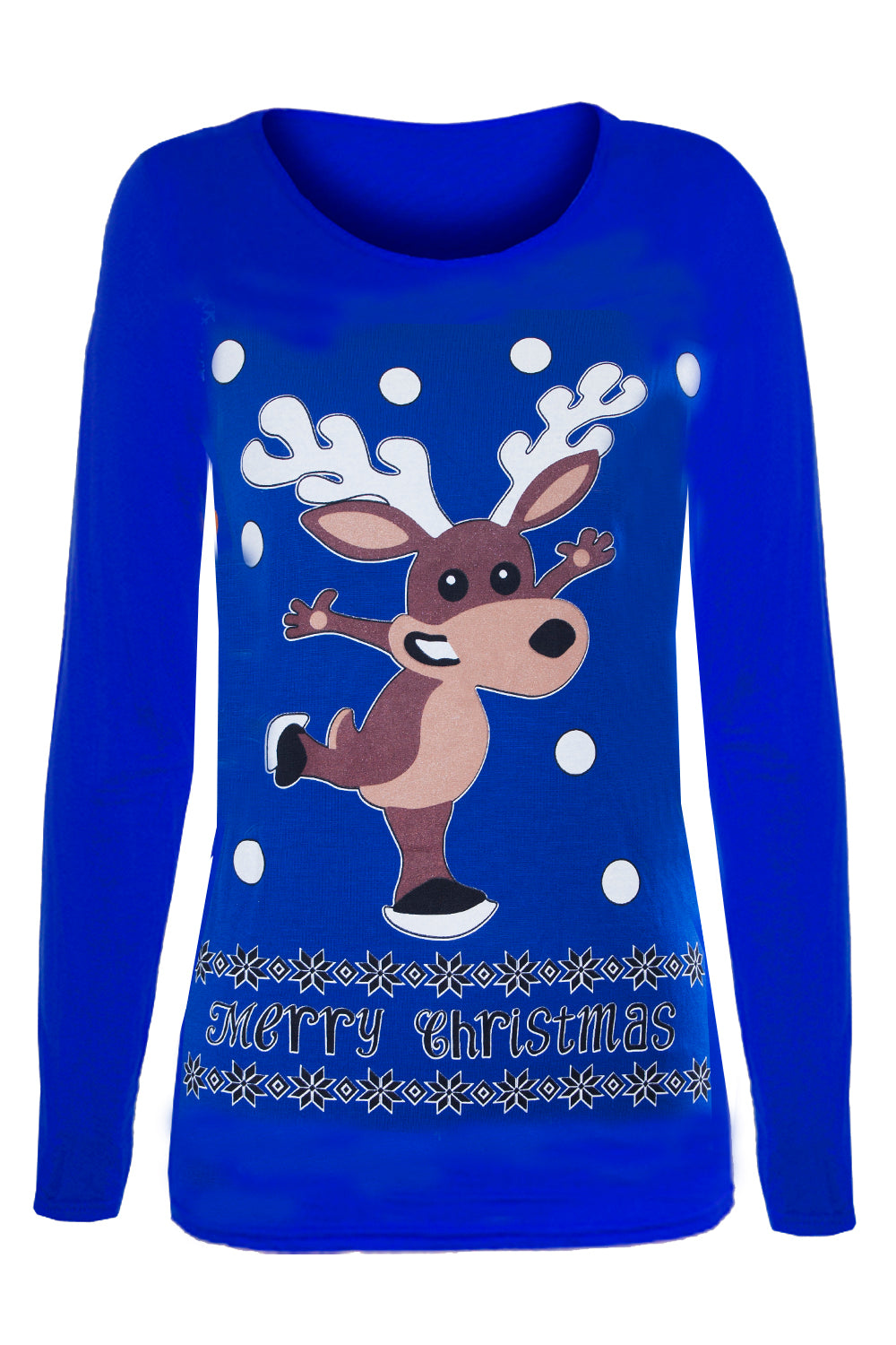 Scarlett Long Sleeve Christmas Print Tshirt