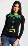 Lily Elf Costume Christmas Long Sleeve T Shirt