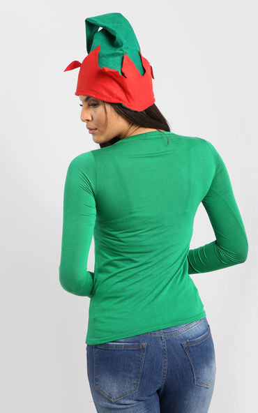 Lily Elf Costume Christmas Long Sleeve T Shirt