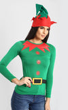 Lily Elf Costume Christmas Long Sleeve T Shirt
