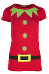 Christmas Elf Costume Short Sleeve Tshirt - bejealous-com