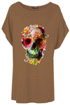 Sarah Halloween Printed Baggy T Shirt Top