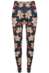 Isla Santa Christmas Reindeer Snowman Leggings
