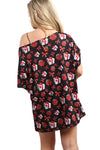 Mia Gift Tree Bells Christmas Baggy T Shirt