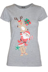 Sarah Christmas Cap Sleeve Gingerbread T Shirt