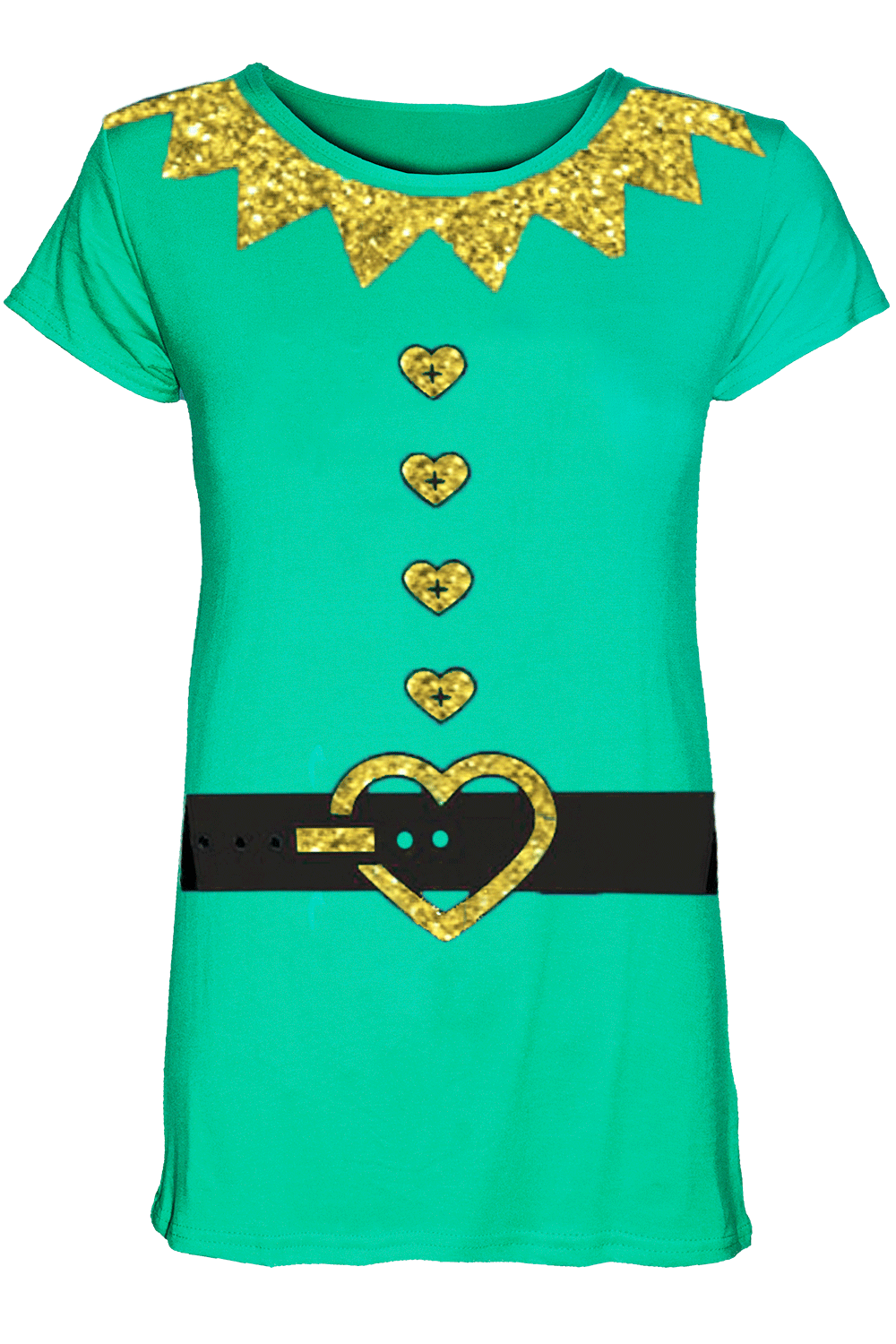Christmas Costume Graphic Print Tshirt