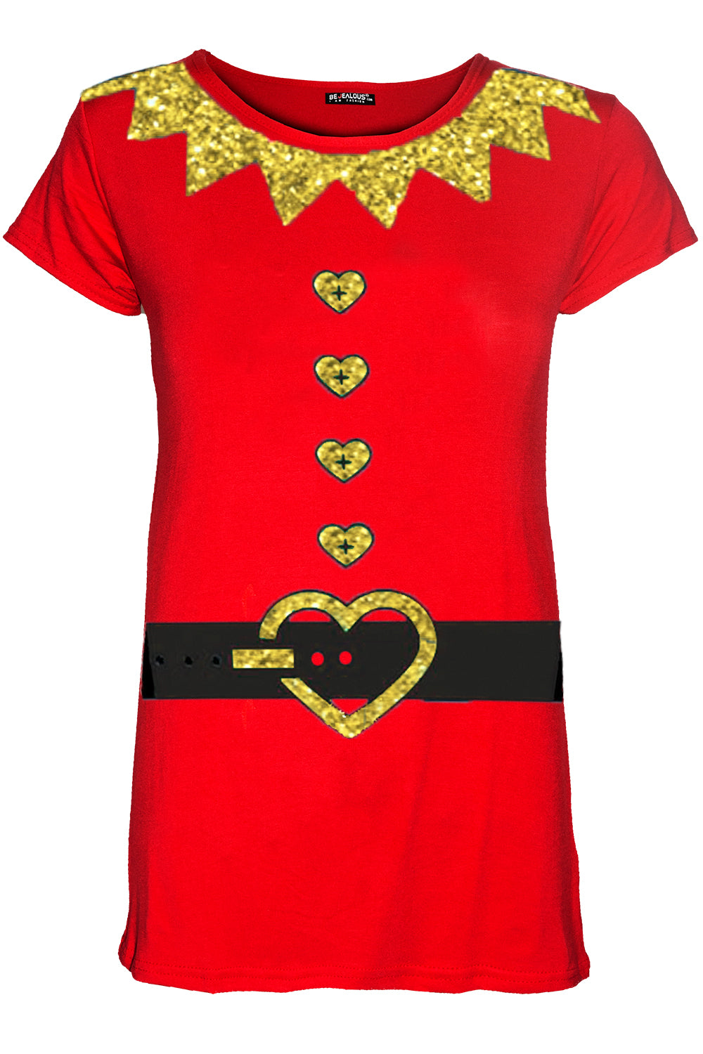 Christmas Costume Graphic Print Tshirt