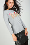 Ava Christmas Gingerbread Hat Long Sleeve T Shirt