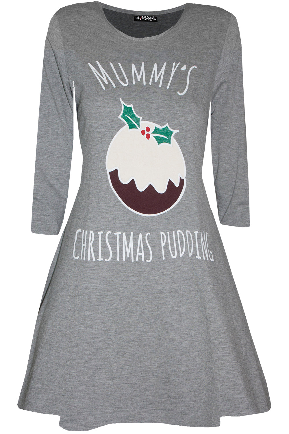 Mummy's Christmas Pudding Maternity Dress - bejealous-com