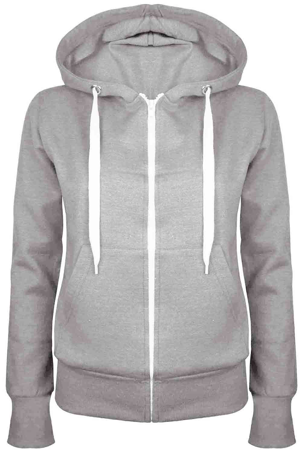 Zara Fleece Line Zip Up Hoodie