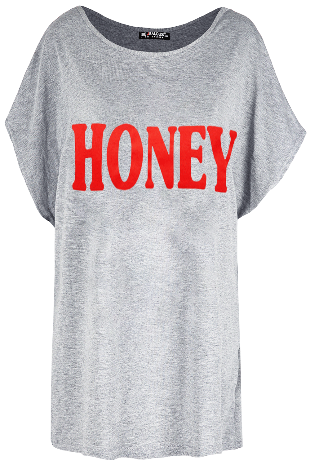 Julia Honey Printed Oversized Batwing Sleeve T Shirt