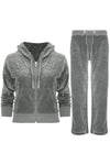 Callie Faux Velvet Lounge Wear Set