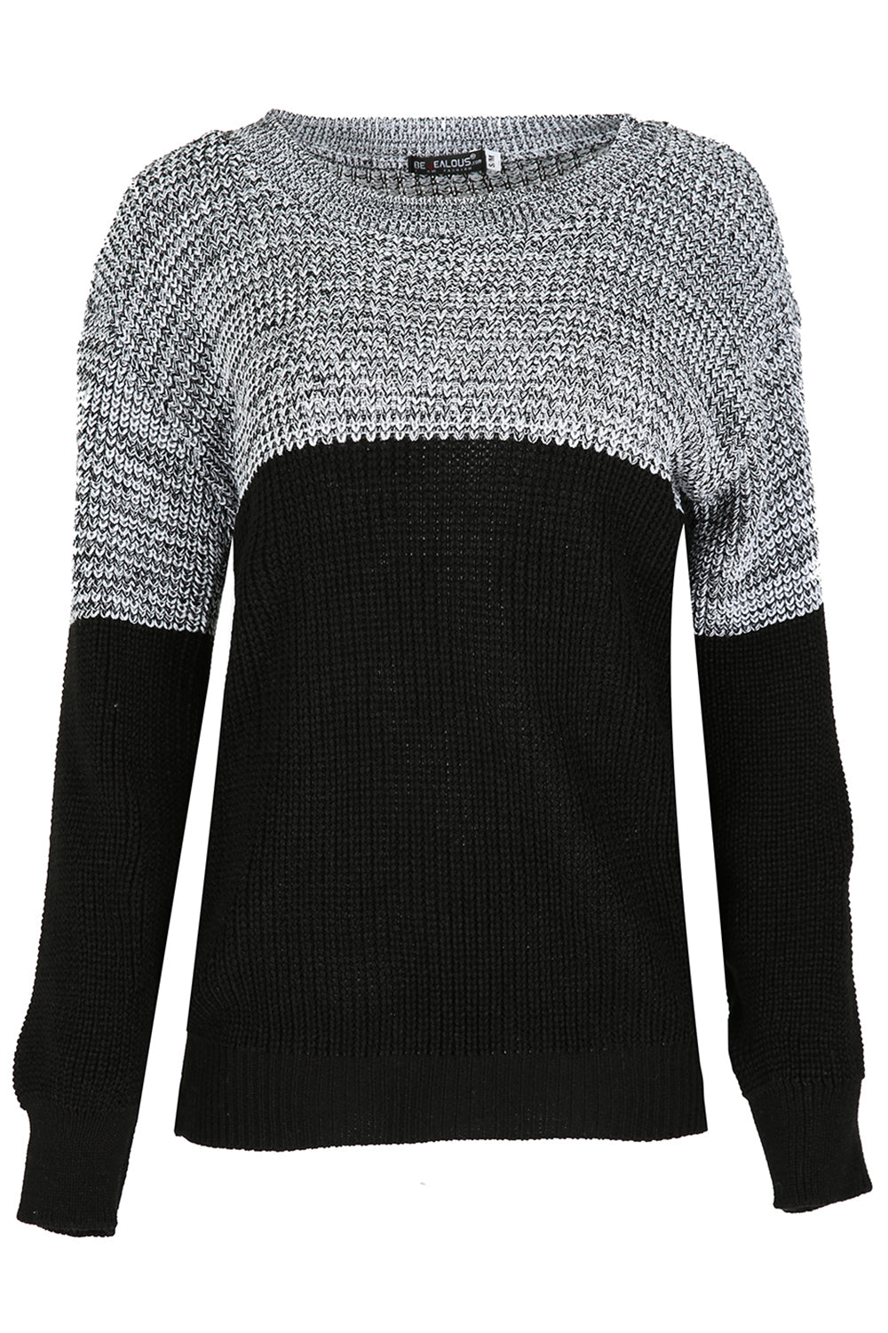 Darci Colour Block Baggy  Knitted Jumper