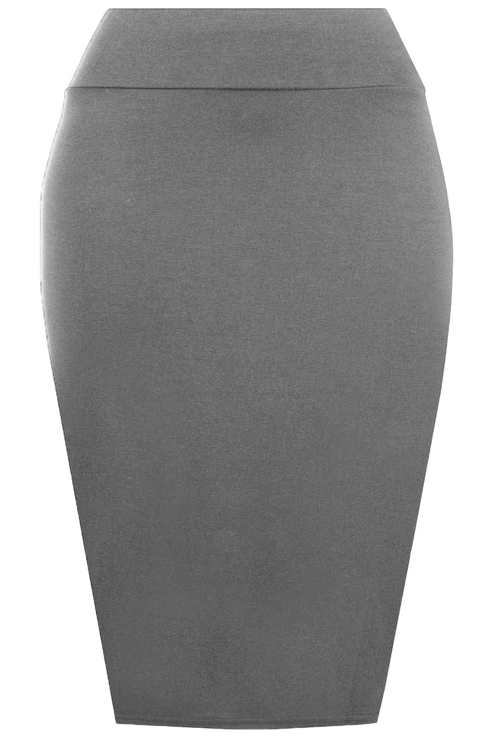 Hailsee High Waist Midi Pencil Skirt