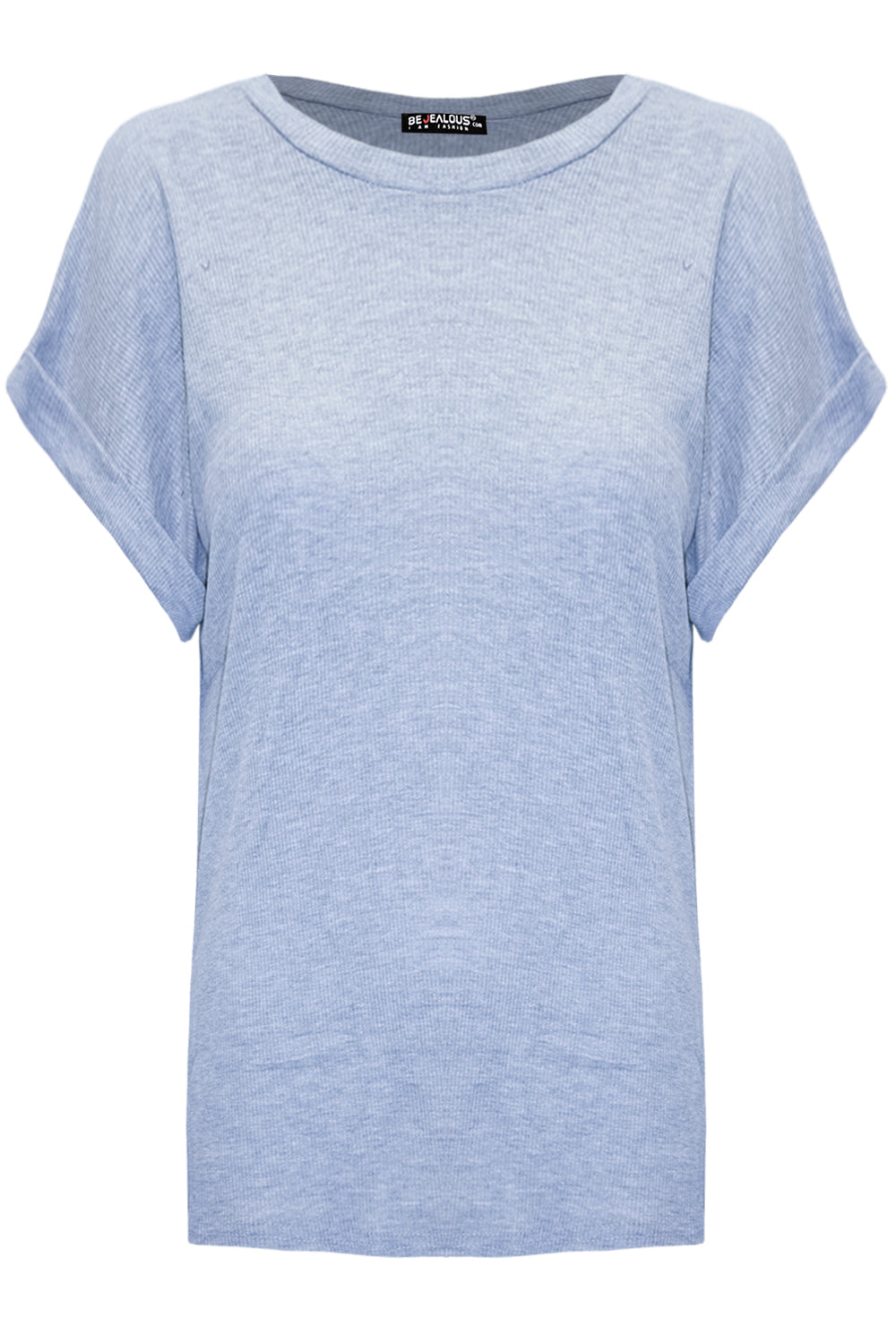 Lucy Plain Baggy Casual Basic T Shirt Top