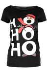 'Hohoho' Snowman Print Christmas Top - bejealous-com
