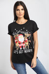 Erin Christmas Santa Rudolph Beer T Shirt