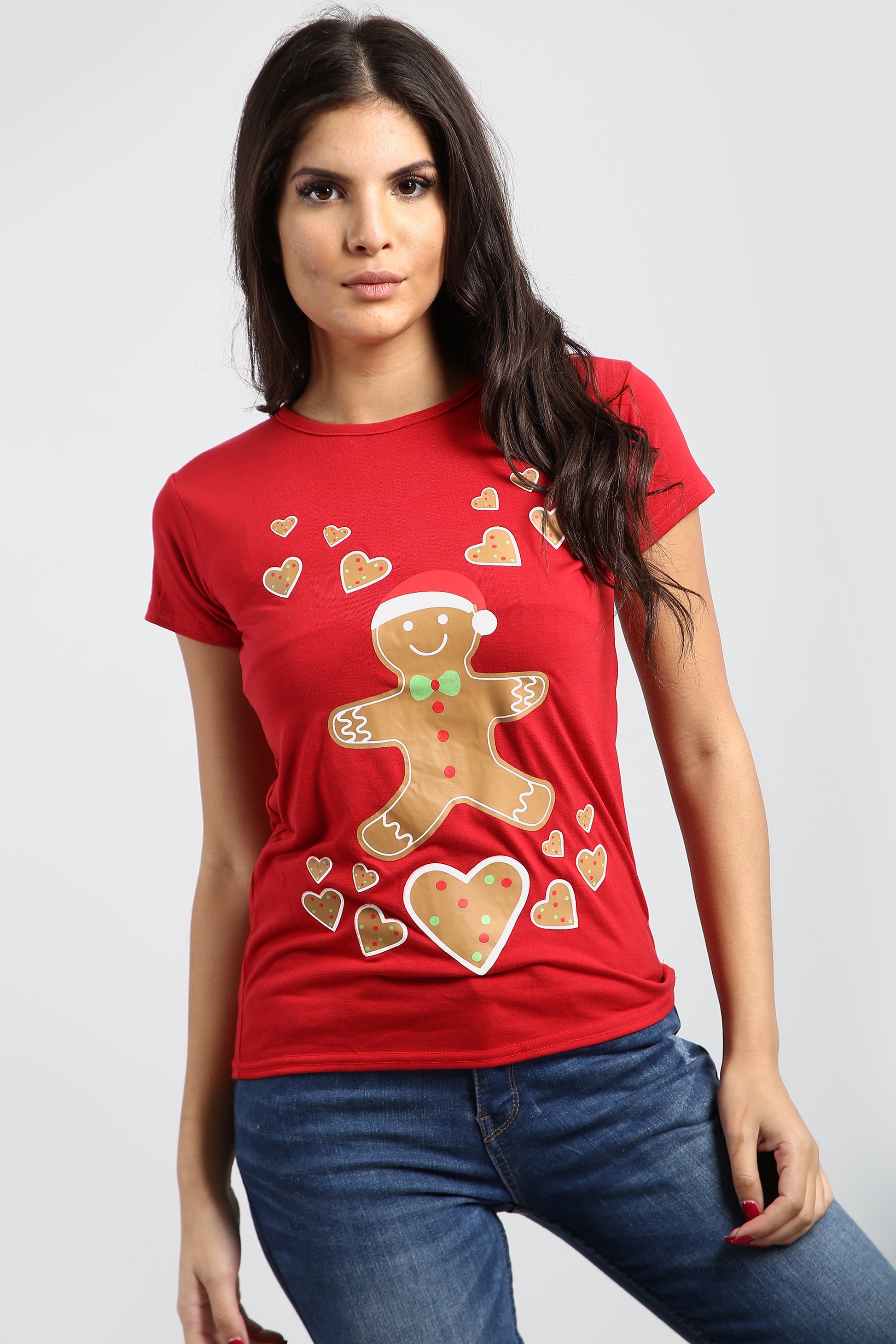 Maisie Christmas Cap Sleeve Xmas T Shirt