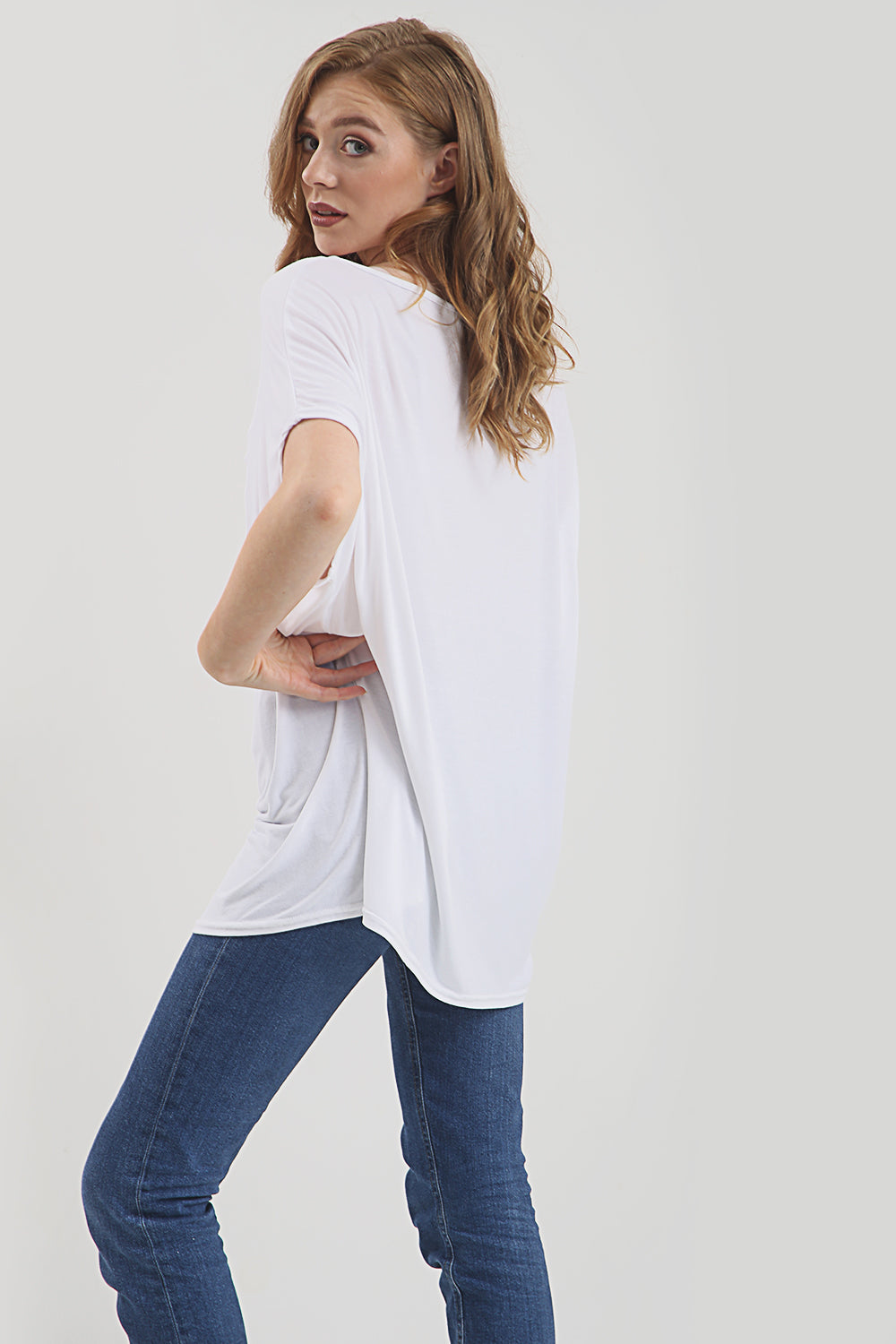 Super Chic Slogan Print Oversize Basic Tshirt - bejealous-com