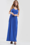 Jersey Sleeveless Maxi Dress with Pockets - bejealous-com