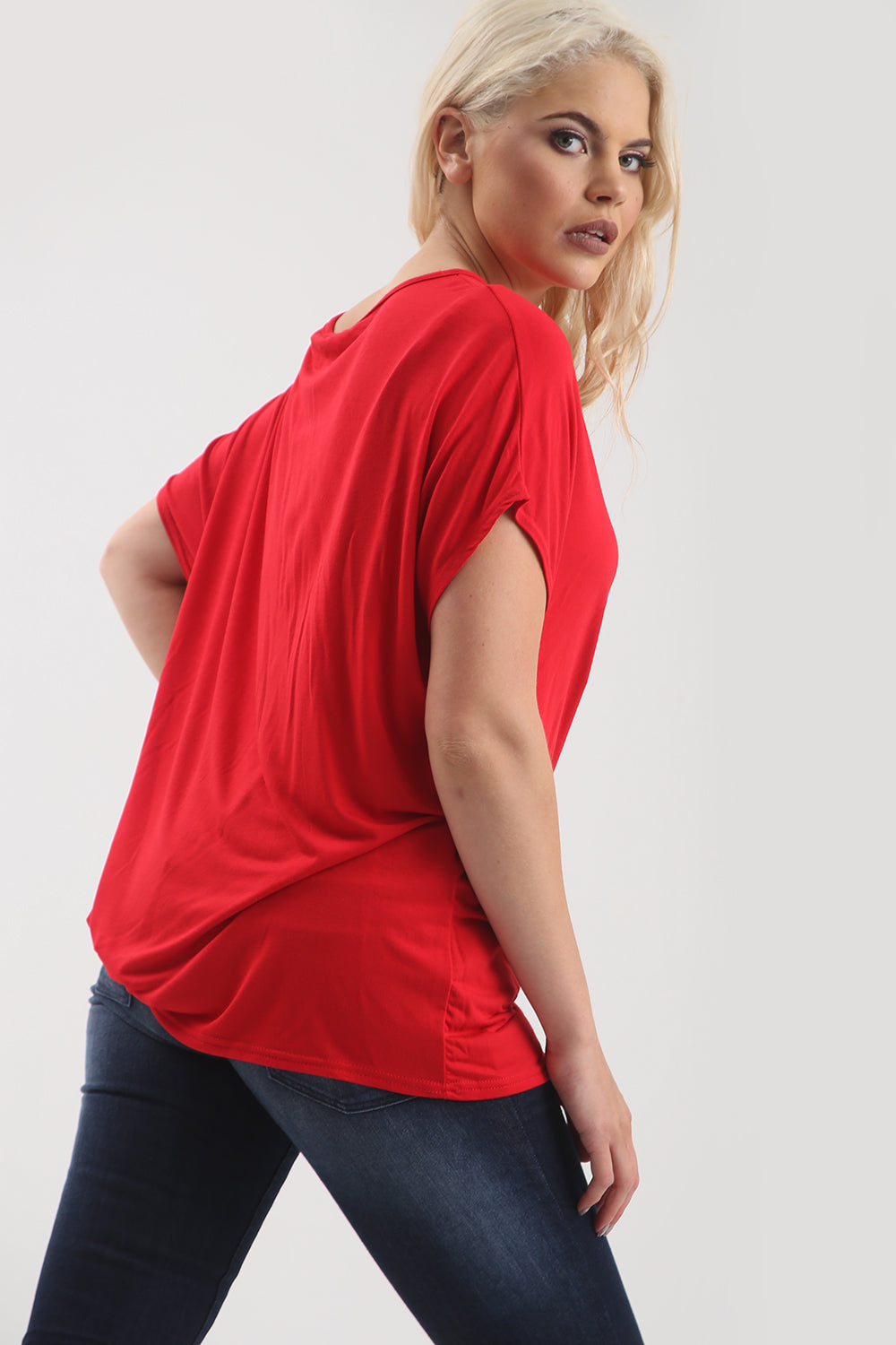 Super Chic Slogan Print Oversize Basic Tshirt - bejealous-com
