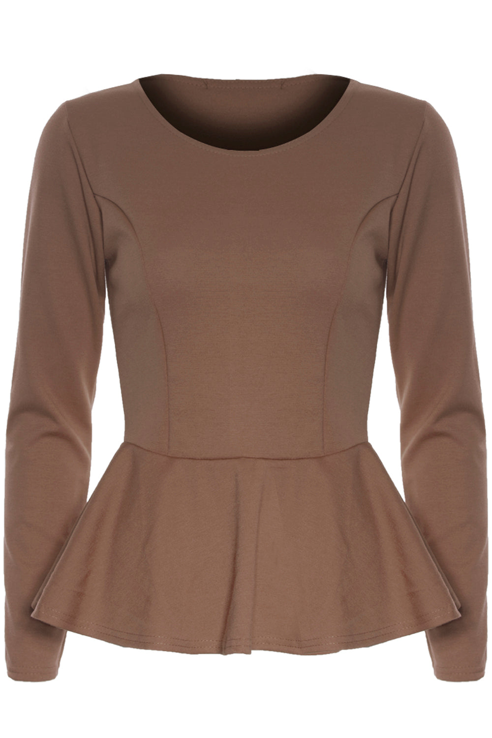 Aria Frill Long Sleeve Mini Dress Top