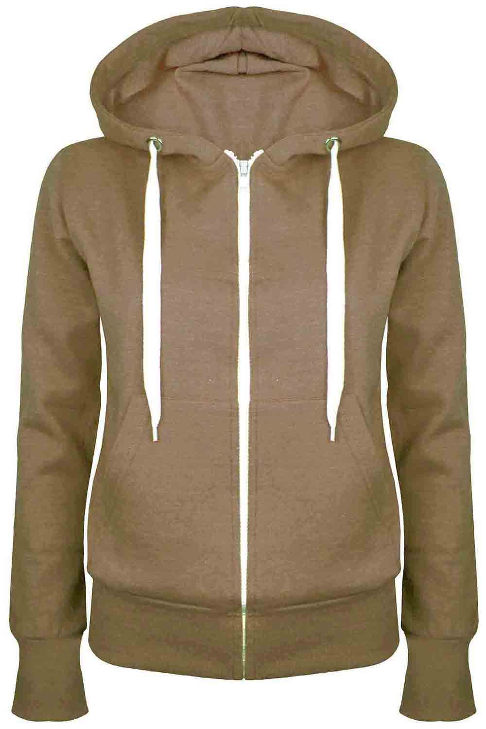 Zara Fleece Line Zip Up Hoodie