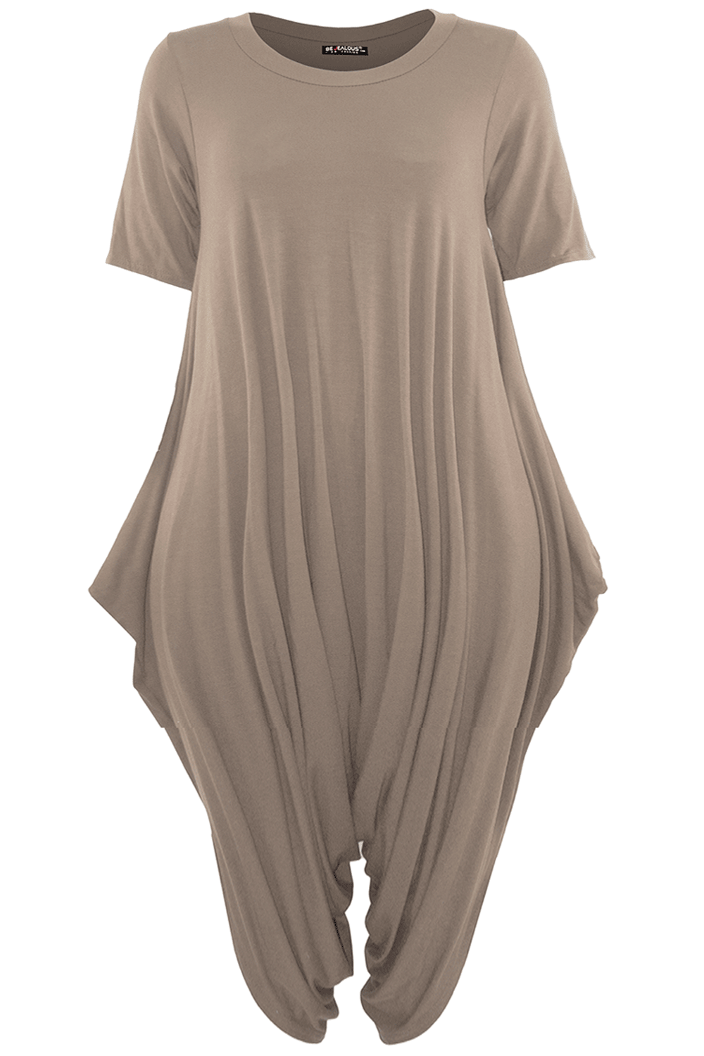 Lauren Draped Hareem Romper Jumpsuit