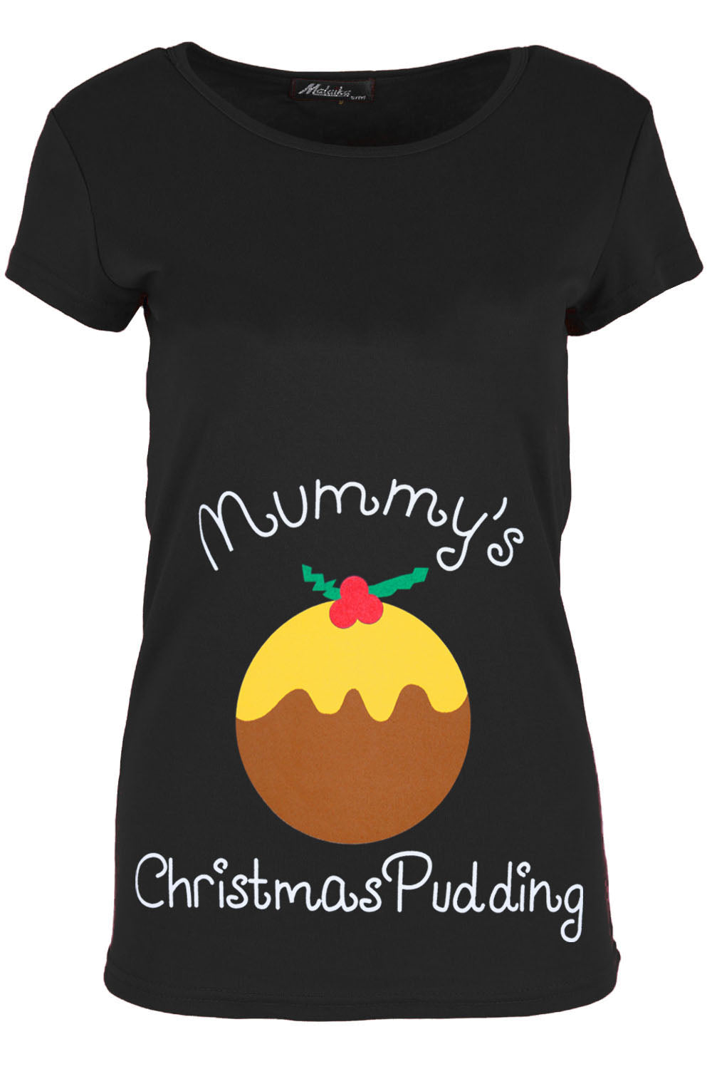 Mummys Christmas Pudding Maternity Tshirt - bejealous-com
