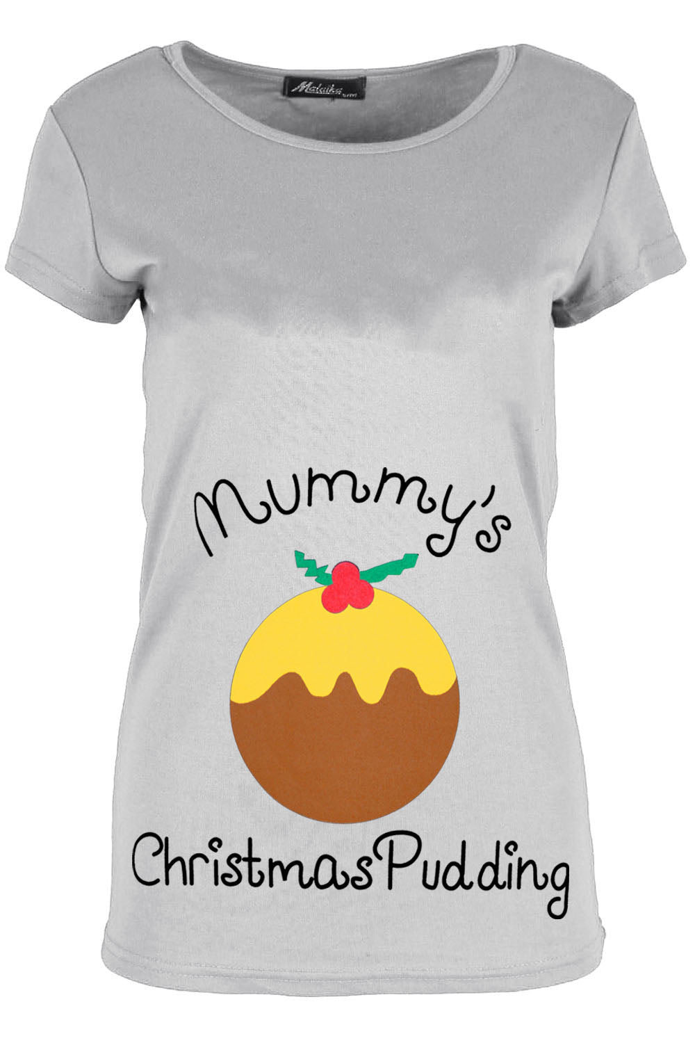 Mummys Christmas Pudding Maternity Tshirt - bejealous-com